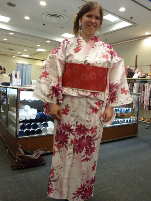 Me wearing yukata